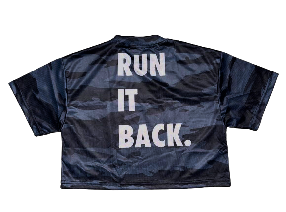 RUN IT BACK CROPPED TEE