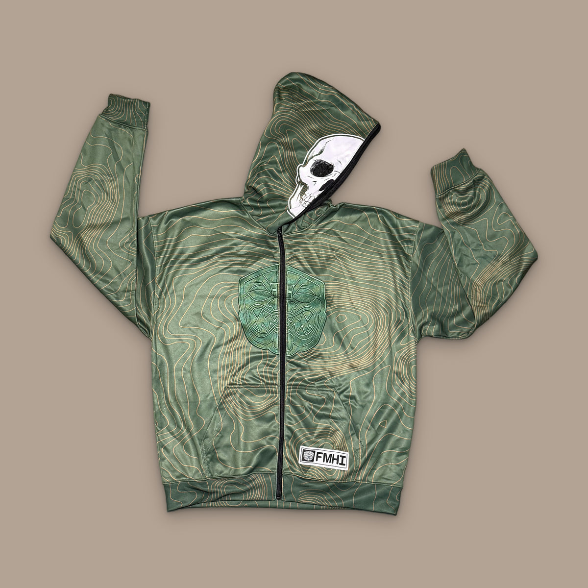 GREEN XREAPER ZIP-UP