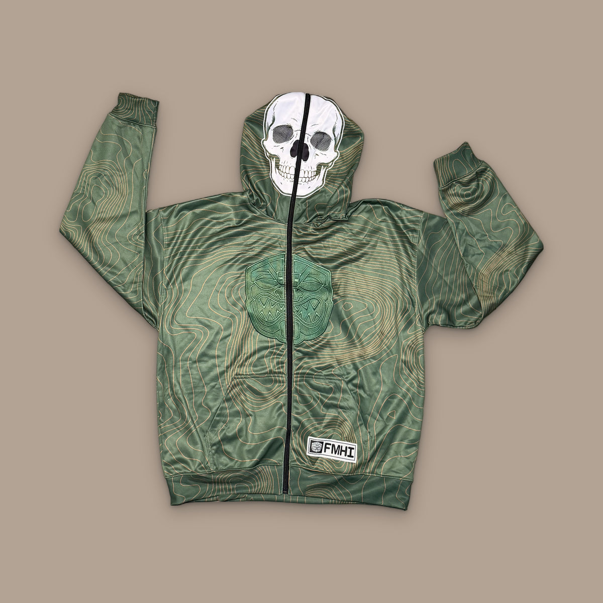 GREEN XREAPER ZIP-UP