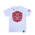 RED AKUA LOGO TEE - WHITE