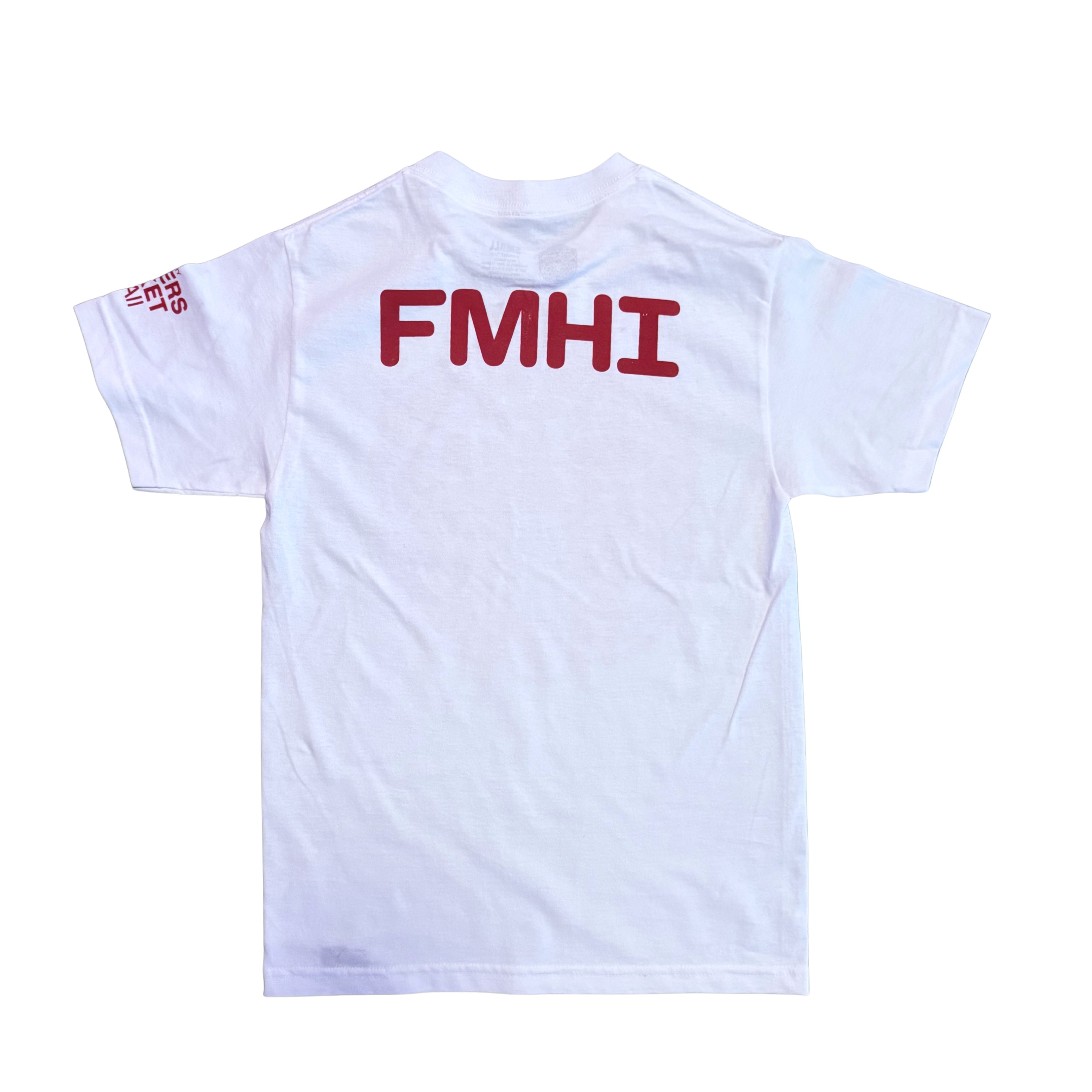 RED AKUA LOGO TEE - WHITE