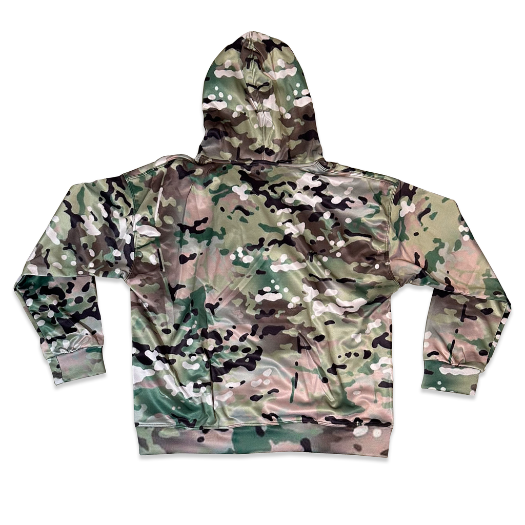 ALL OVER CAMO WORDMARK HOODIE. – FARMERS MARKET HAWAII