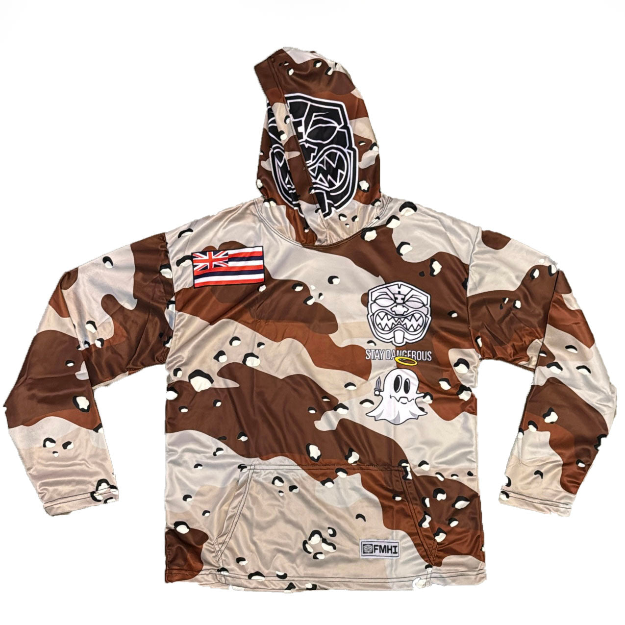 CHOCOLATE CHIP CAMO STAY DANGEROUS LONG SLEEVE DRI-FIT