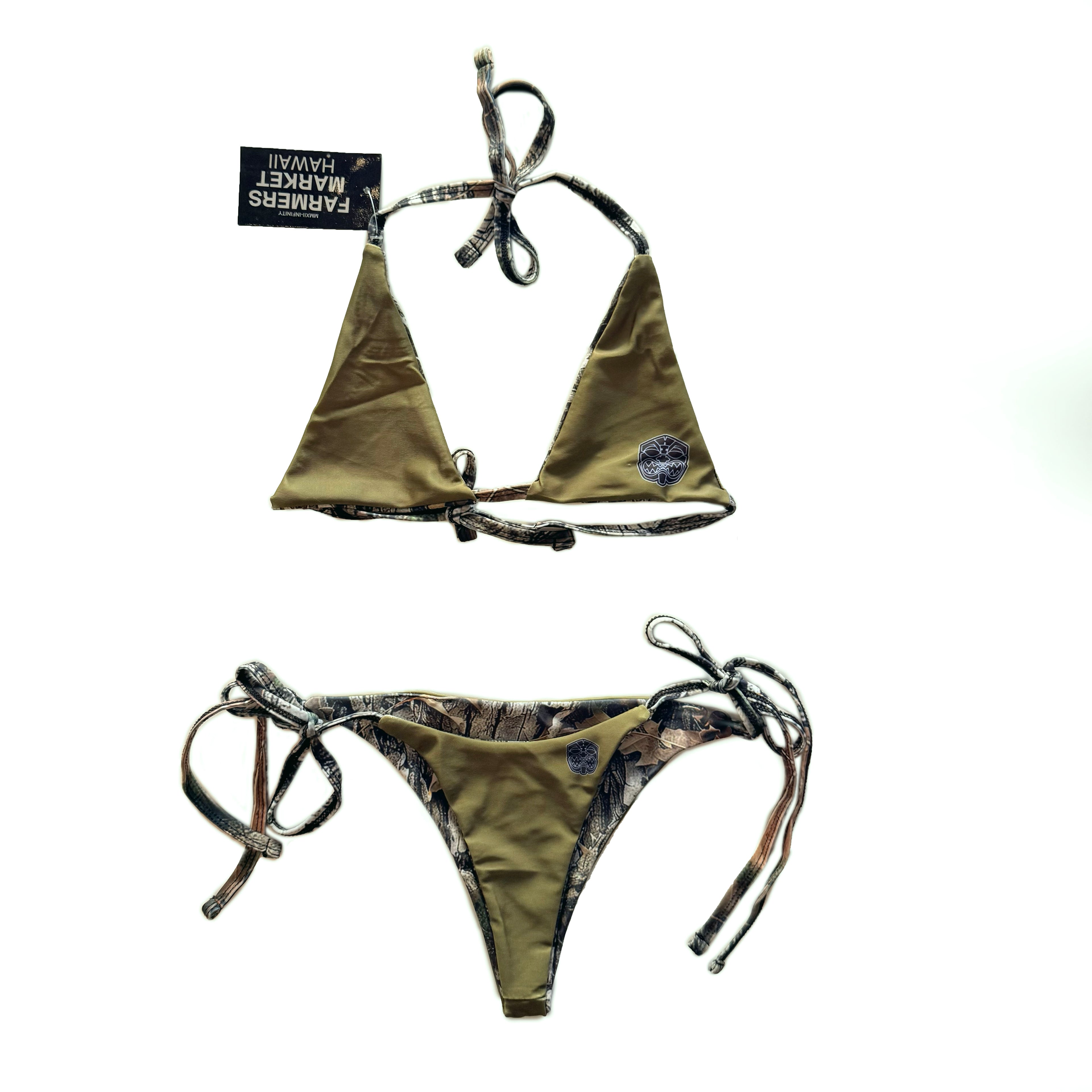 MOSSY CAMO REVERSIBLE STRING BIKINI
