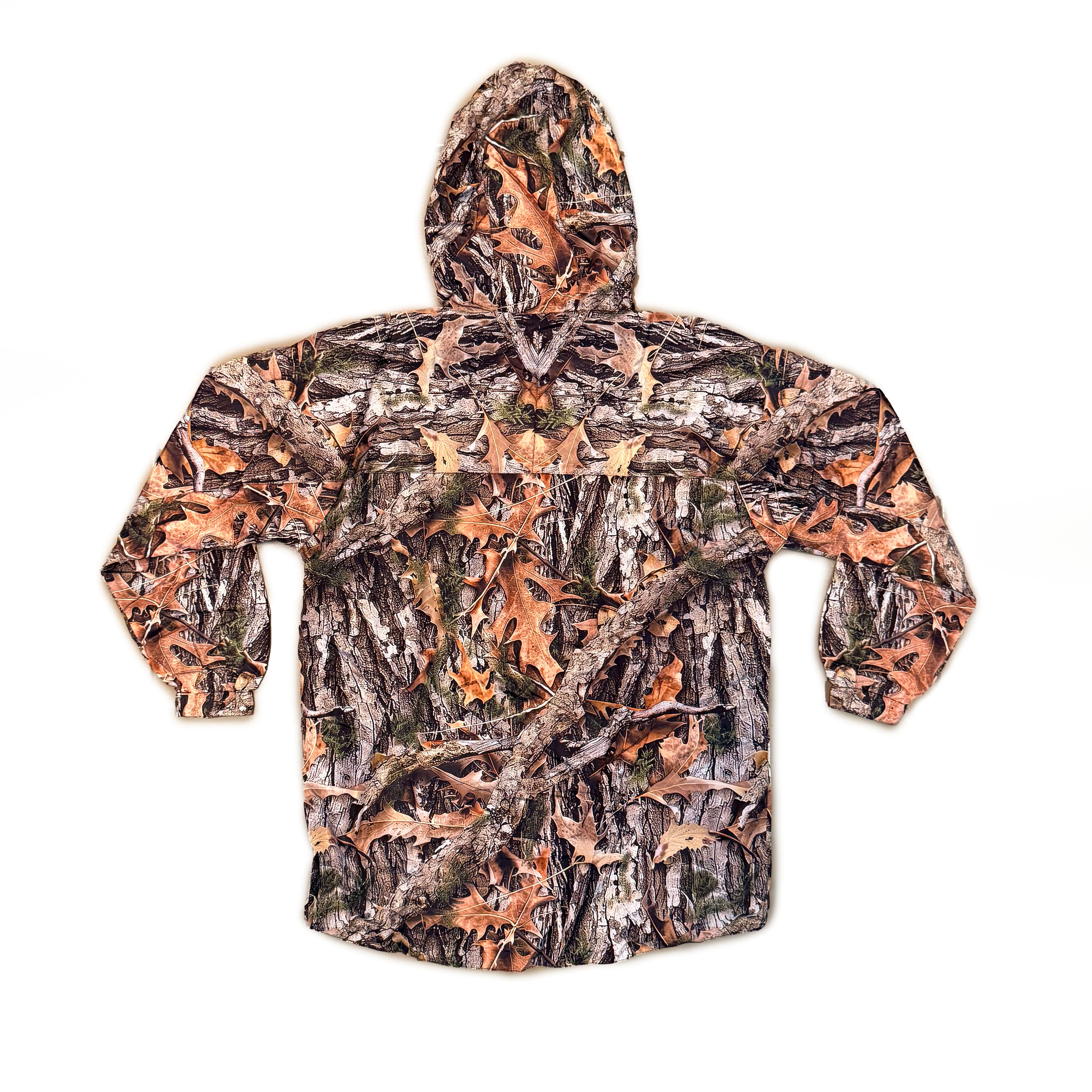 MOSSY CAMO WINDBREAKER SHORTS SET