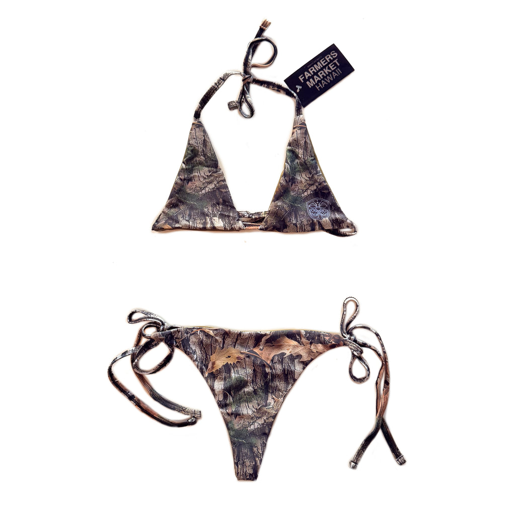 MOSSY CAMO REVERSIBLE STRING BIKINI