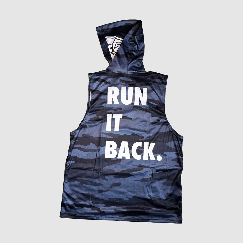 "RUN IT BACK" HOODED TANK