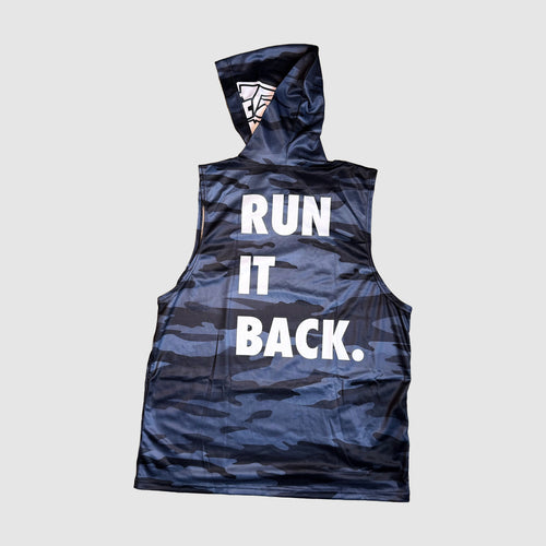 "RUN IT BACK" HOODED TANK